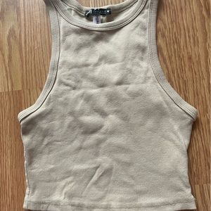 Zara Beige crop top